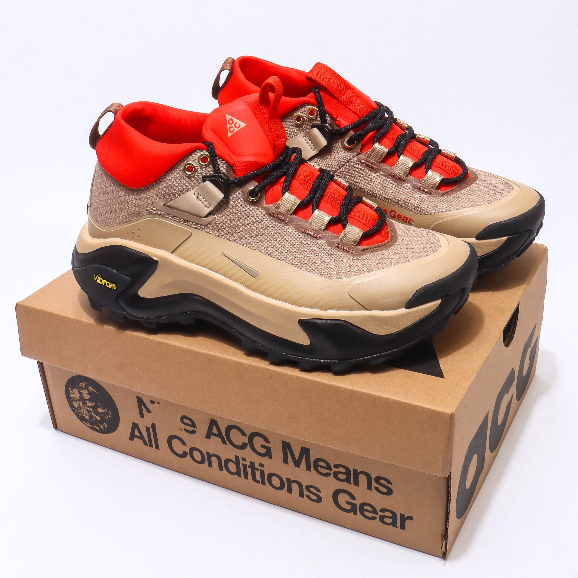 High-Quality Acg Mountain Trail Running Shoes for Men, Outdoor Waterproof Gtx Hiking Shoes, High-Top Non-Slip Camping Shoes