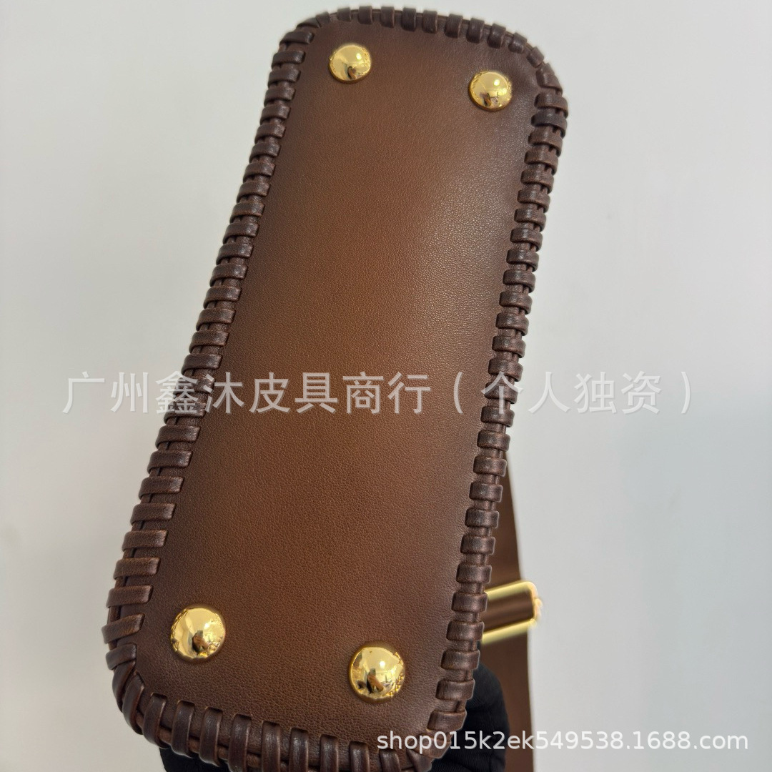Prada Triangle Logo Galleria Killer-Style Genuine Leather Women's Shoulder Crossbody Bag High Quality for Cross-Border Supply — Colour 1