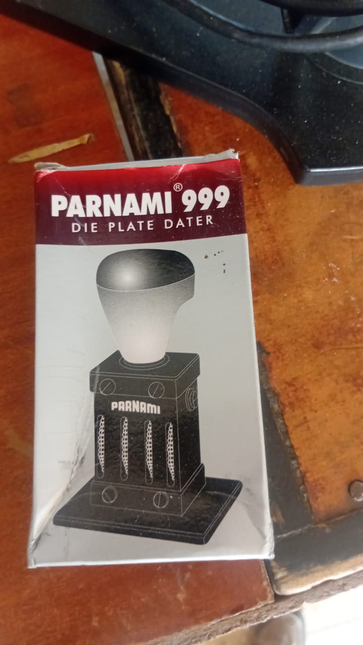 Parnami 999 die plate dater